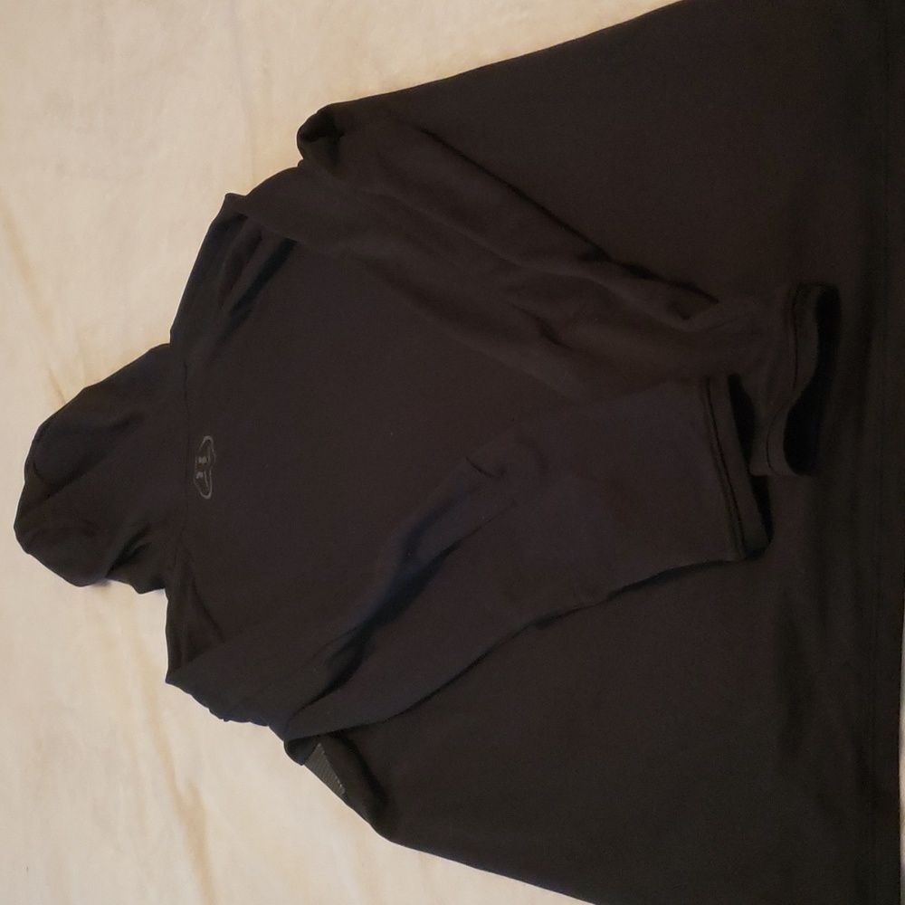 Boys Black and Gray Under Armour Hoodie